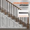 Staircase Metal Balusters, 3/4'' Round x 32'' Long Aluminum Decorative Banister Spindles, 101 Pack Deck Baluster with Screws, Classic Hollow Deck