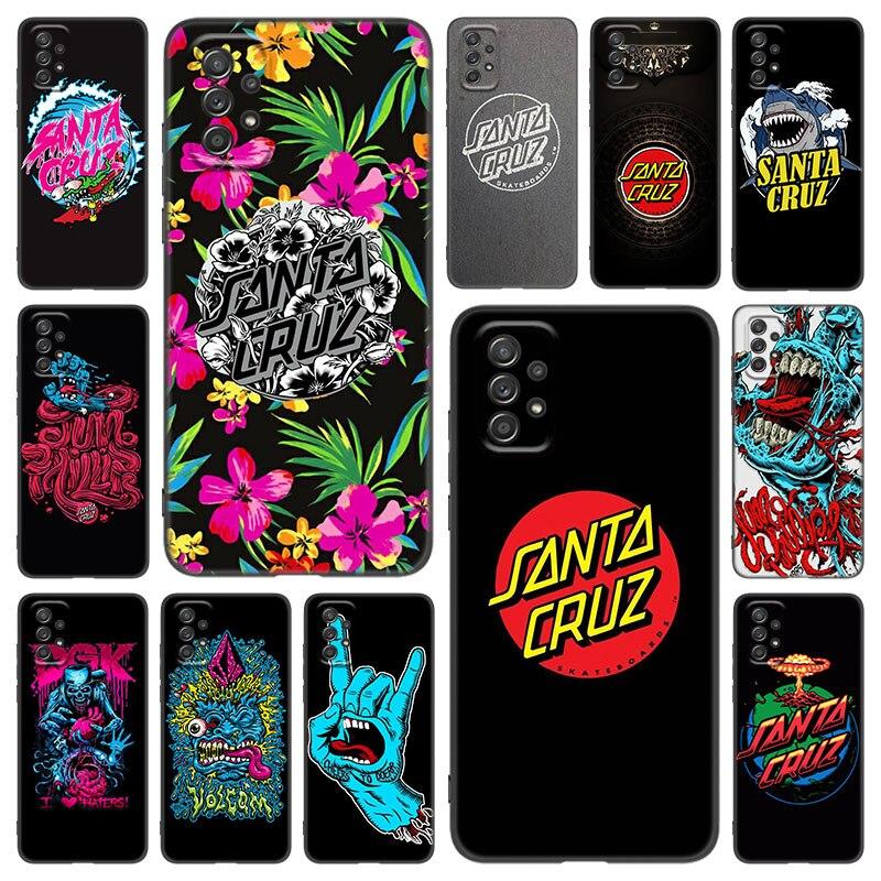 

Чехол для телефона Santa Cruz для Samsung Galaxy A21 A30 A50 A52 S A13 A22 A23 A32 A33 A53 A73 5G A12 A31 A51 A70 A71 A72, черный чехол