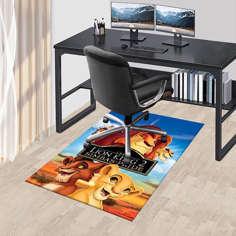 1pc Lion King 2 Simba's Pride Carpet Office Rug Mat Home Decor Area Carpet Festival Gift Office desk chair carpet Longlasting Material1107L