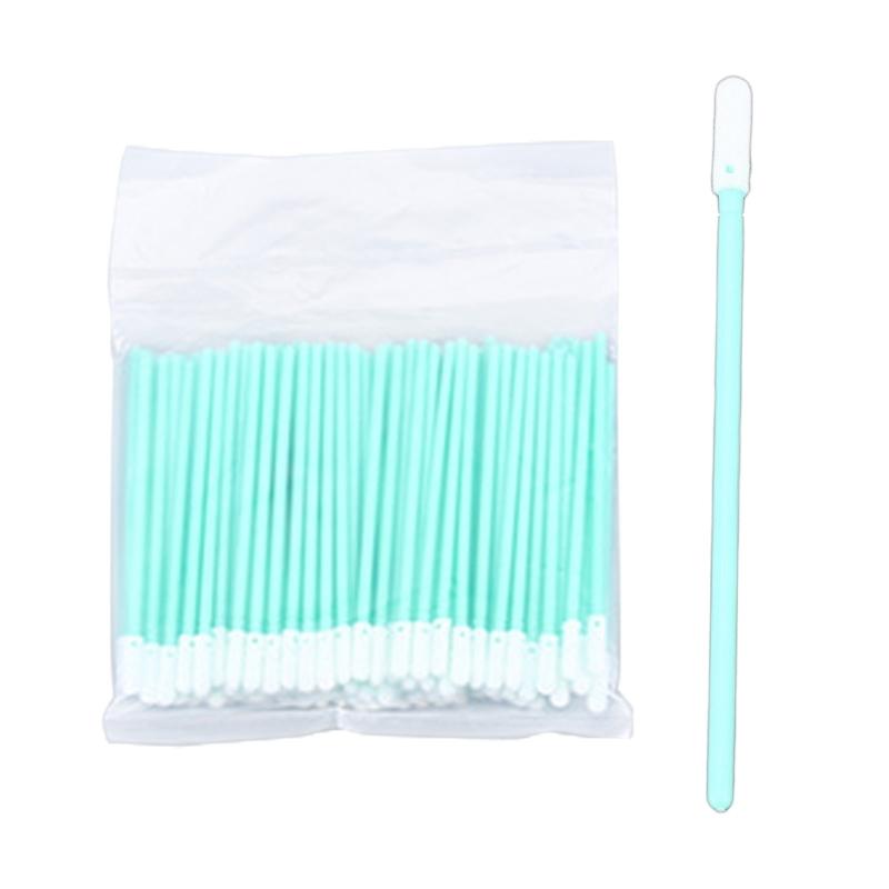 Pack Of 100 Fiber Visual Cleaning Swabs Not Shedding Particle Complimentary Fixed Absorption For / / / Couplings Camera Lens Maintenance Equipment