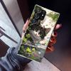 Cartoon Cute Cat Fish Aesthetic Phone Case For Samsung Galaxy S26 S25 Edge S24 S23 Ultra S22 Plus S21 S20 FE Soft TPU Back Cover
