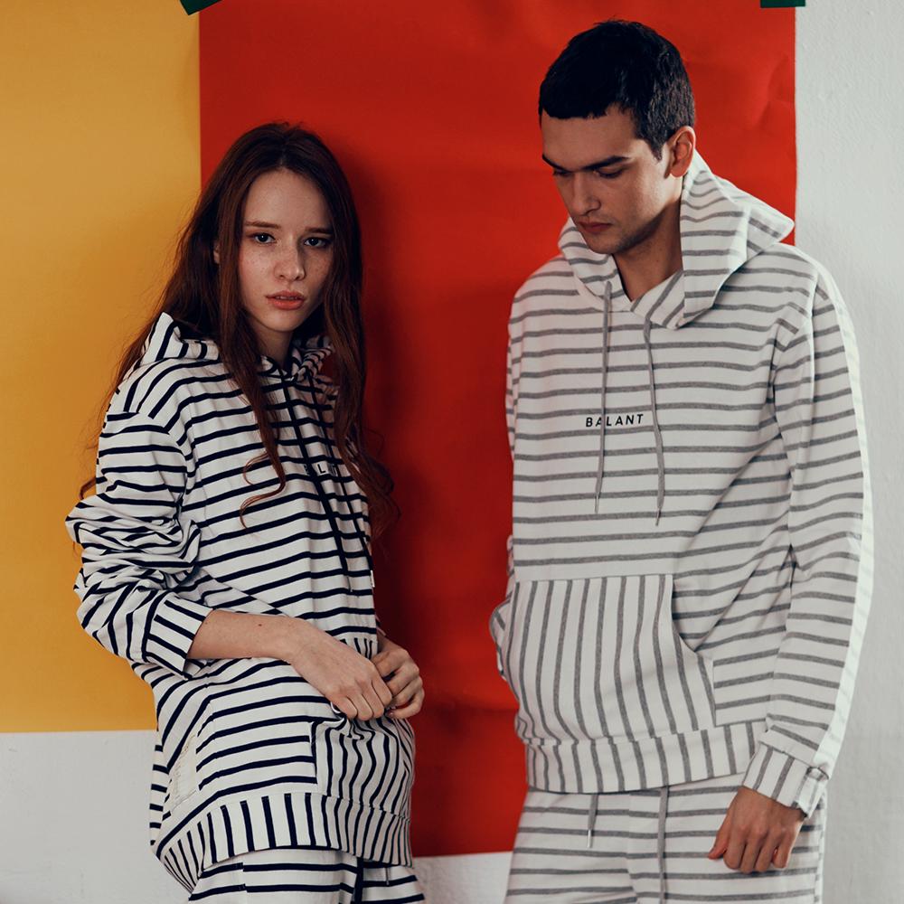 Худи с полосками Valant Talent Training Серая полоска Grey/(M) Medium