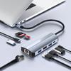 9 in 1 Type C Docking Station with Ethernet Port 4K HD USB 3 0 Hub Laptop Expander