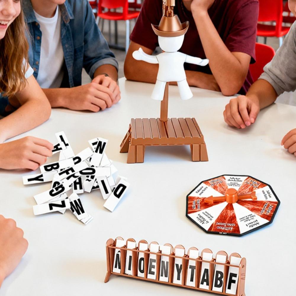 Magnetisches Galgenmännchen Mystery-Wortspiel Galgen Wortraten Brettspiel Tischspiel Für Alle Altersgruppen Versammlung Party Interaktives Spielzeug