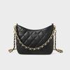 Bag New Women's Bag Summer Leather One Shoulder Crossbody Bag Premium Sense Rhombus Chain Underarm Bag
