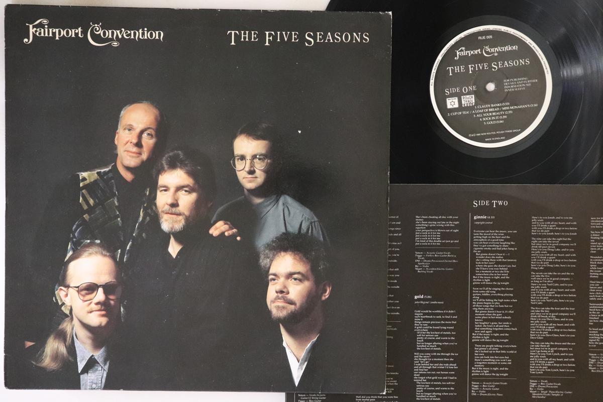 

LP Record FAIRPORT CONVENTION Five Seasons RUE005 NEW ROUTES 1990 UK Rock Used