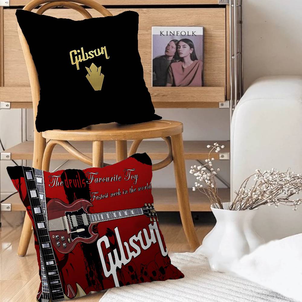 G-Gibson Music Personalized Picture Text Home Decorative Pillows Household Gifts 45X45Cm