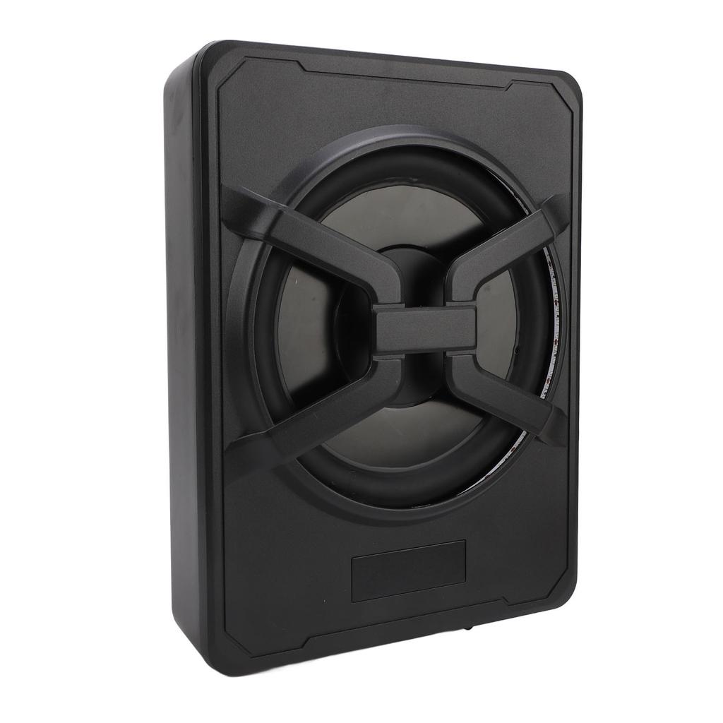 10 Zoll 800W Slim Untersitz-Subwoofer mit Verstärker Unter Sitz Aktiv-Subwoofer für Auto LKW Fernbedienung