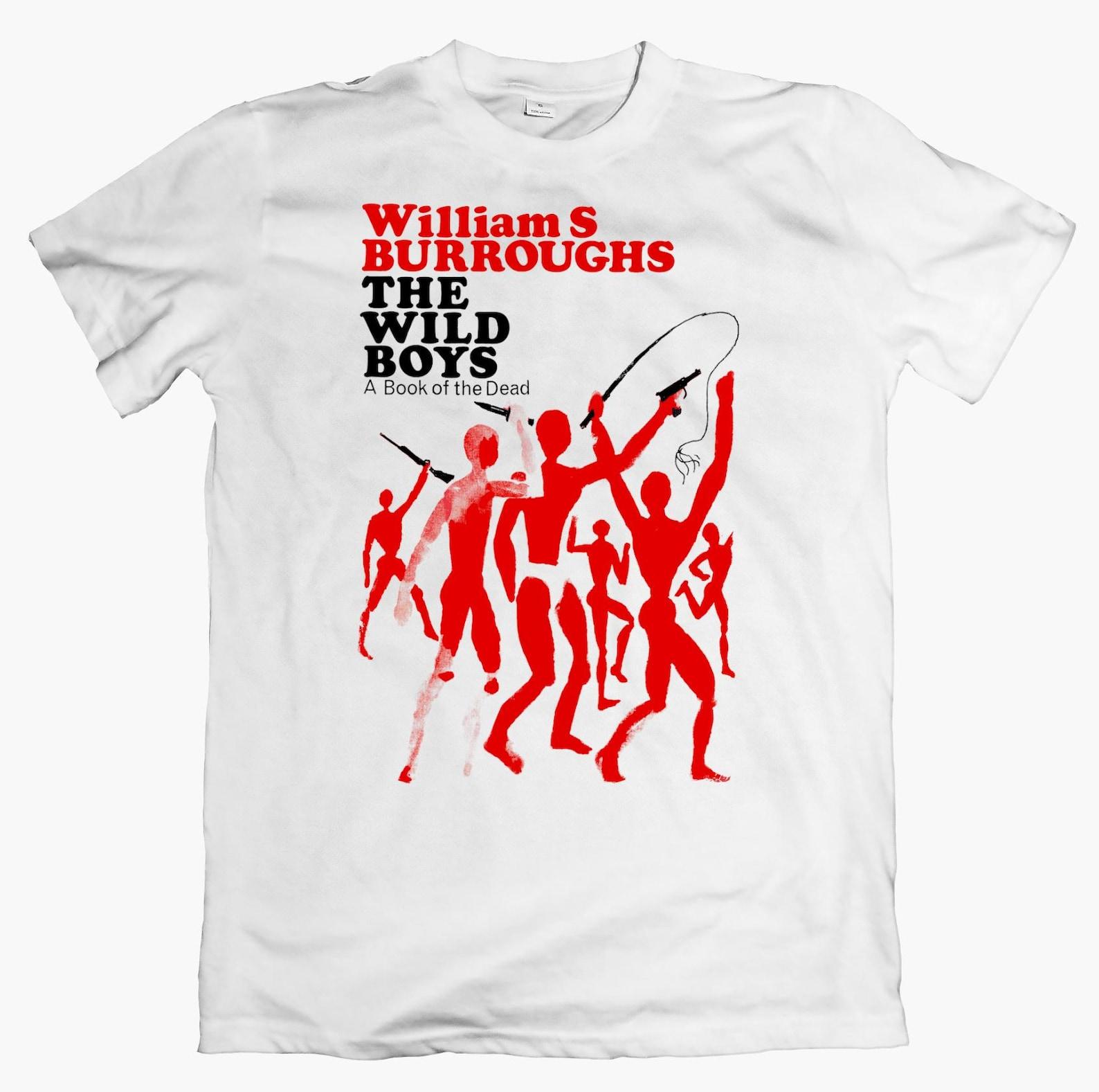 WILLIAM BURROUGHS Wild Boys T shirt, Beat Generation Tee Literary Counterculture Vintage Style Graphic Shirt Unisex M