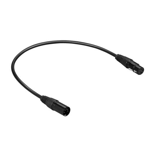 0.5/1/3/2m XLR 3 Pin Female to 5 Pin Male XLR Cable for Microphone Stage Light