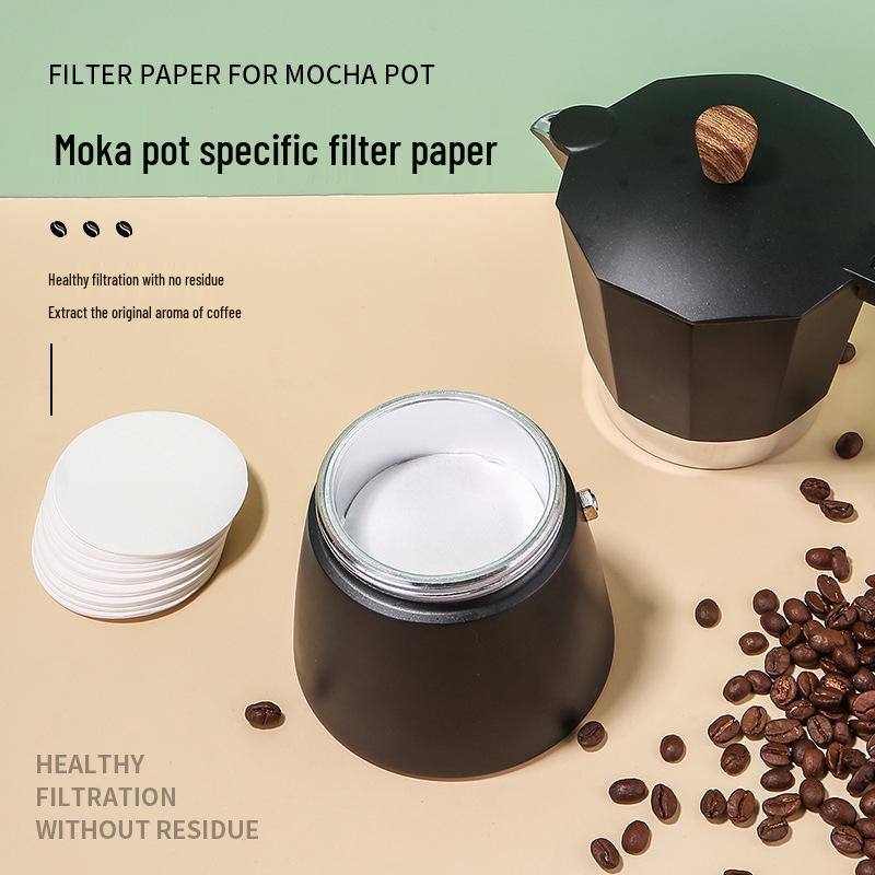 

Moka Pot & French Press Round Coffee Filter Paper, No. 369, Ice Drip Compatible, 100 Sheets Pack 6 - 6cm
