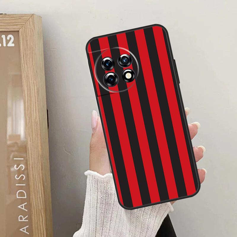Milan Stylish Stripe Design Case For OnePlus 12 11 9 10 Pro 9RT 10T 10R 12R OnePlus Nord 2 CE 3 Lite CE4 N10 N20 Cover