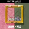 Maybelline New York Color Rivals Pigmented Eyeshadow Palette 3g Long Lasting Waterproof Matte Shimmer Duo Urban X Wild