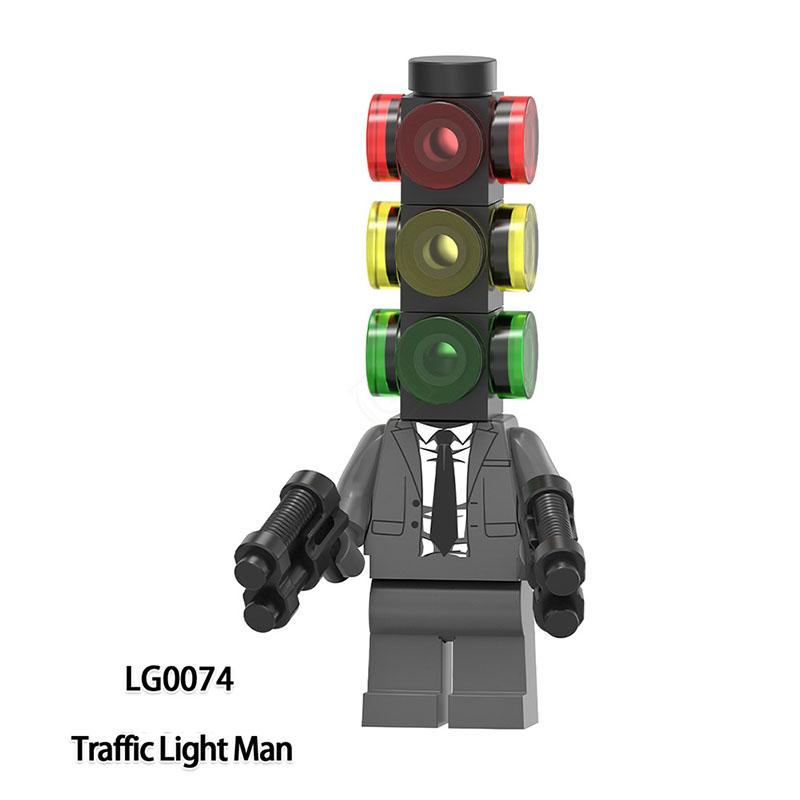 Skibidi Toalett Anime Rajzfilm Kockák Speakerman TV Ember Operatőr Akció MOC Toalett Ember vs Monitor Építőkockák A Hang