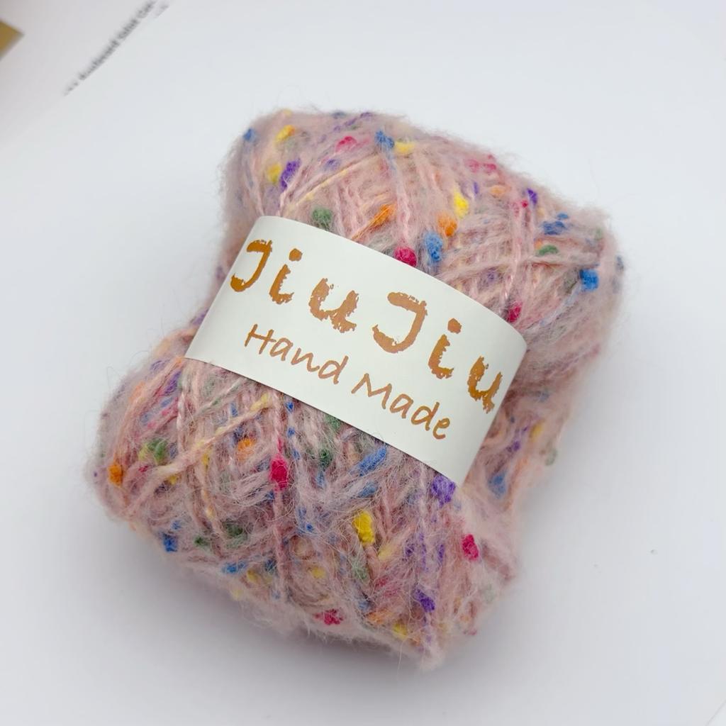 250g Yarn Handmade Wool Gypsy Ball Color Knitting Rough Mix Plush Yarn Ball Crochet Designer Sewing Sweater Accessories