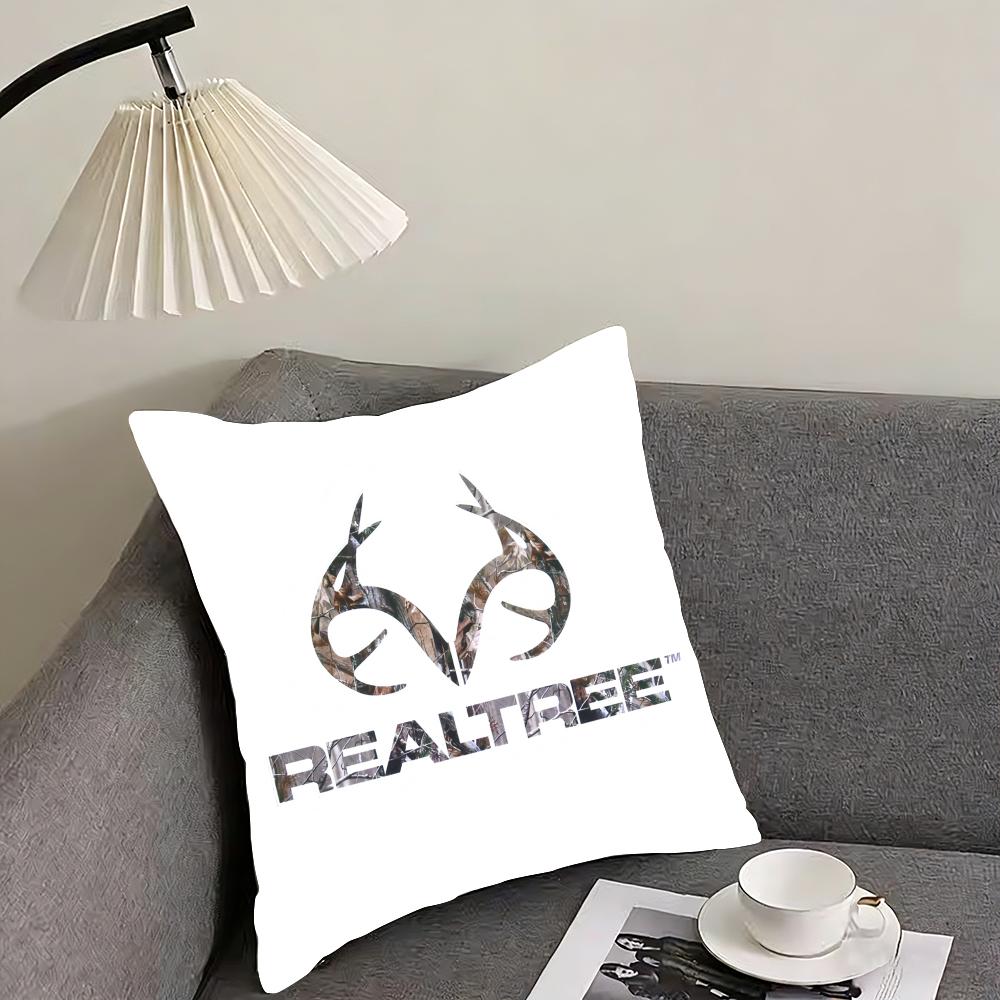 Cool RRealtree Cushion Cover Pillowcase Ultra Soft Skin Friendly Fabric Cloud Like Comfort Concealed Zipper