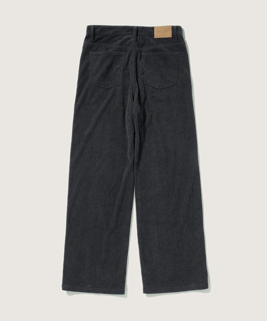 PLAC Corduroy Wide Pants M90 Rinse Charcoal
