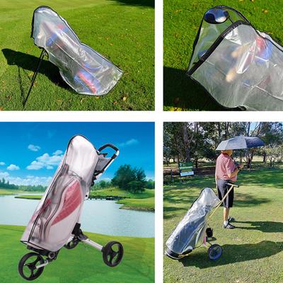 Golf Bag Rain Cover,Waterproof,Hood,Accessories Heavy Duty Lightweight Clear Protector