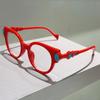 Cute Round Glasses for Women New Fashion Blue Light Blocking Optical Frames Trendy Patchwork Brand Design Eyeglasses