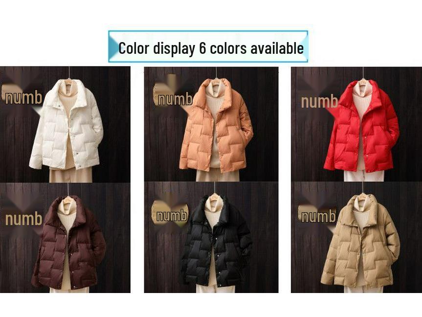 Women's Lightweight Ultra-Light Down Jacket - Short, Plus Size, Casual Trendy Outerwear for Autumn and Winter