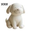 Small Pet Statue Dog Figurine, 3D Printed Cute Puppy Sculpture, Smile Animal Desktop Sculpture Ornament for Living Room Table Decor, Gifts Lovers