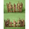 120cm Mini Fence Barrier DIY Miniature Fairy Garden Fence Wooden Craft Figurine Ornament Dollhouse Decoration Accessory