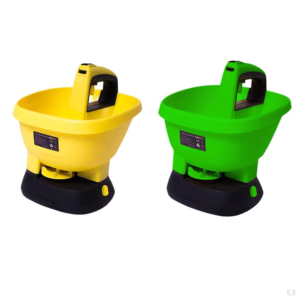 Lawn Spreader Handheld Power for Salt and Grit Grass Fertilizer