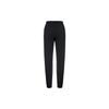 Anta Solid Color Mid Waist Elastic Sports Pants Women pants Black 962327304-3