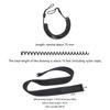 TPU Coiled Spring Waist Safety Rope Outdoor Surfboard Water Sport Surfboard Leash Comfortable Surfboard Leash Easily Use