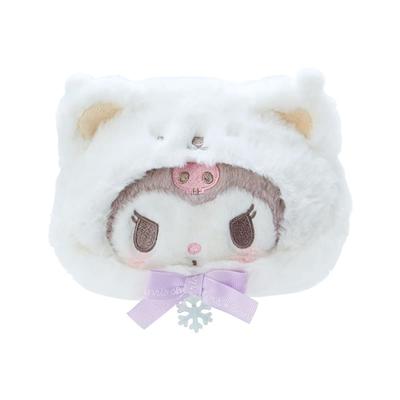 Sanrio Sanrio Pouch Kuromi Kuromi Fluffy Snow Design Series Character 15 X 6 X 11 Cm 656275 SANRIO Kuromi-chan