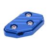Motorcycle Side Stand Extension Pad Aluminum Alloy Anti Slip High Strength Kickstand Plate Enlarger for XMAX300 XMAX125 XMAX250 XMAX400 Blue