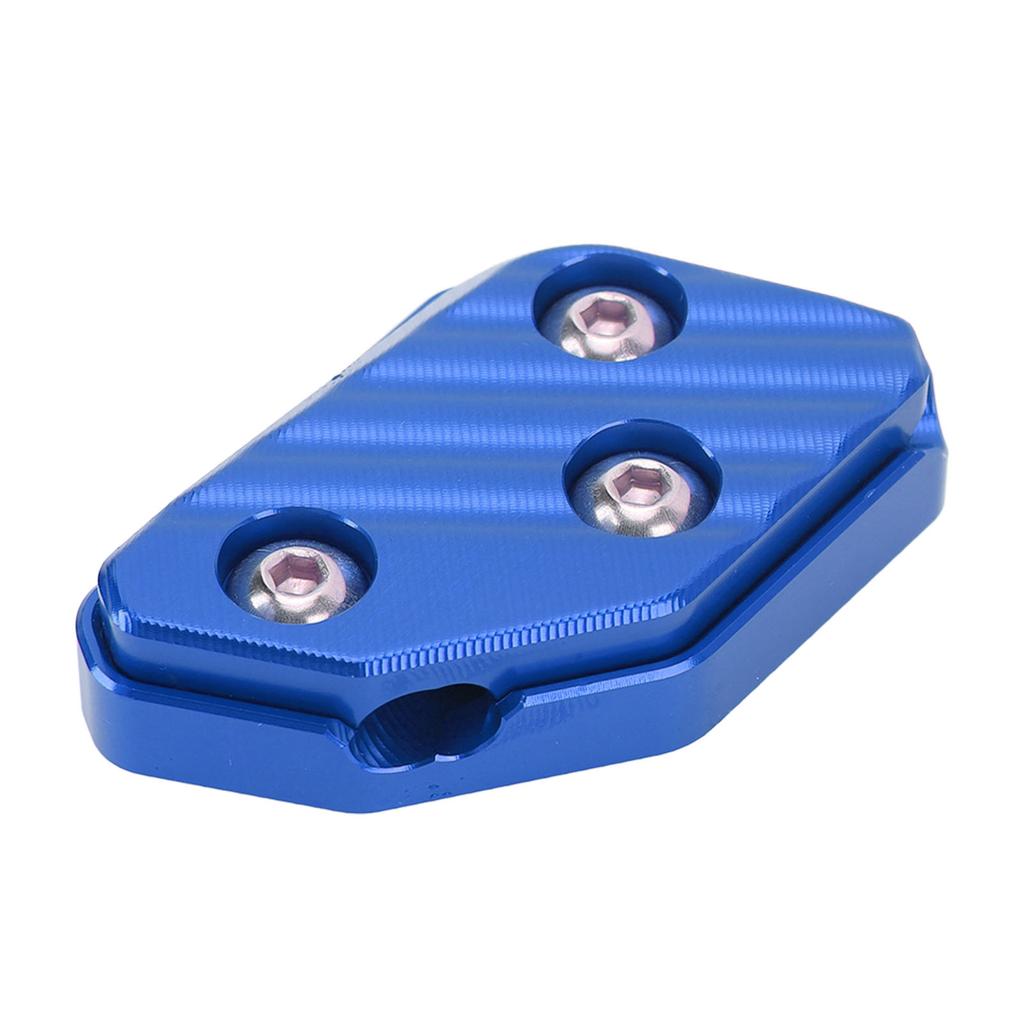Motorcycle Side Stand Extension Pad Aluminum Alloy Anti Slip High Strength Kickstand Plate Enlarger for XMAX300 XMAX125 XMAX250 XMAX400 Blue