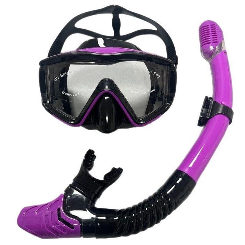

League Envoy Three-Window Anti-Fog Dive Mask & Snorkel Set