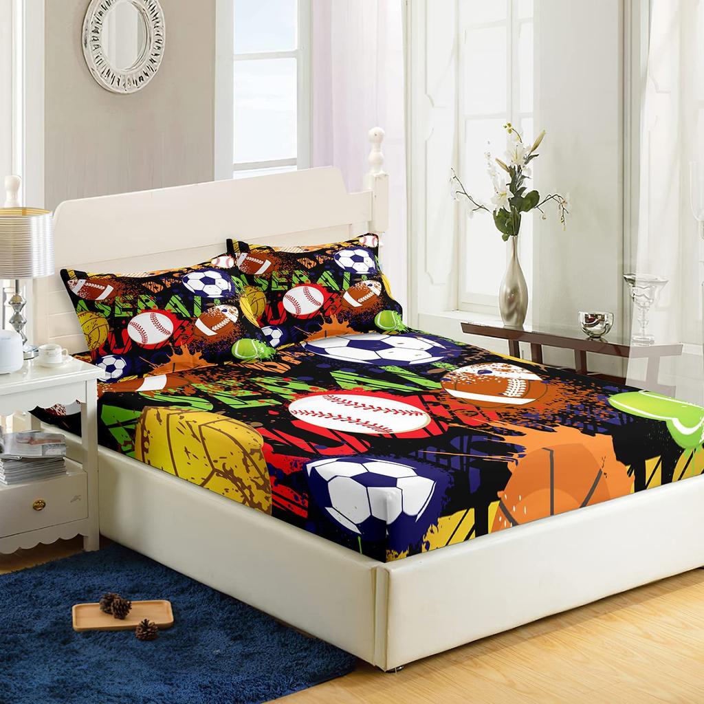 Unicorn Pattern Mattress Three-Piece Digital Printing Bedding Mattress Three-Piece Set Children And Adults