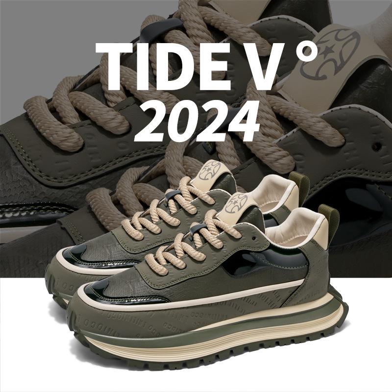 Shoes men's shoes autumn and winter new low-top Forrest Gump shoes versatile thick-soled heightening shoes sports and leisure shoes