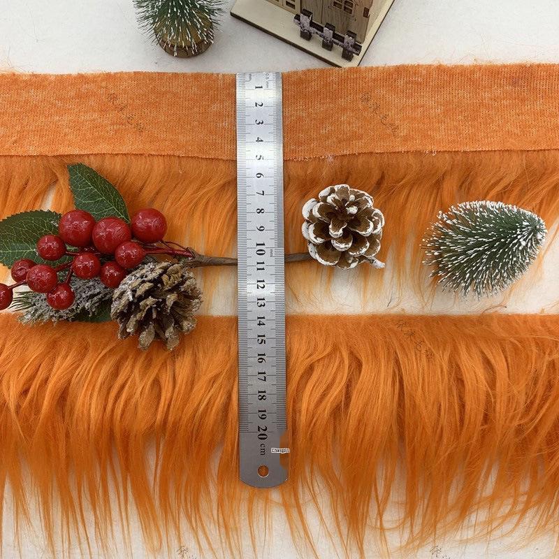 Handmade Faux Fur Trim Christmas Tree Skirt & Fluffy DIY Wreath Craft for Children