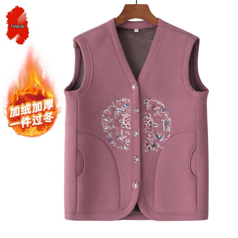 

Женский плюс бархатный утолщенный жилет 5XL