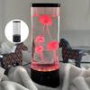 Jellyfish Lamp Lifelike Decorative Jellyfish Tank Table Lamp USB LED Colorful Night Light for Bedside
