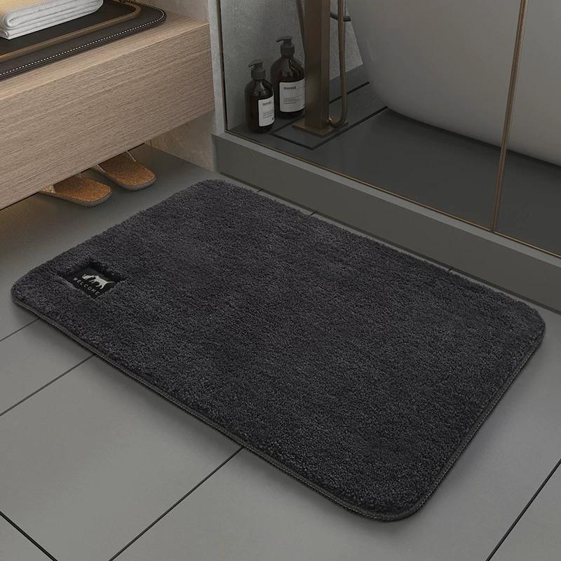 Bathroom Floor Mat for Home Use, Quick-Drying Absorbent Mat for Toilet Entrance, Non-Slip Foot Mat, Bathroom Carpet, Door Mat