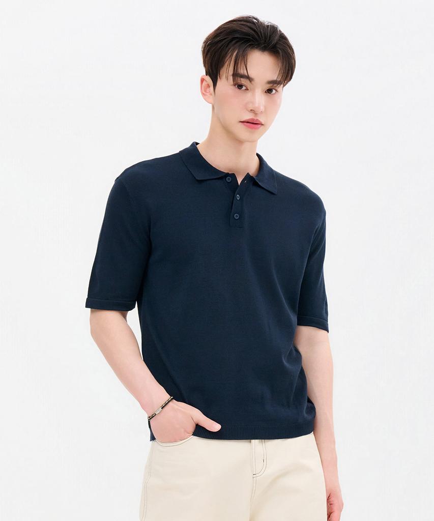 CHASECULT Men'S Cool Collared Short Sleeve Summer Knit-Fbrk5621D04