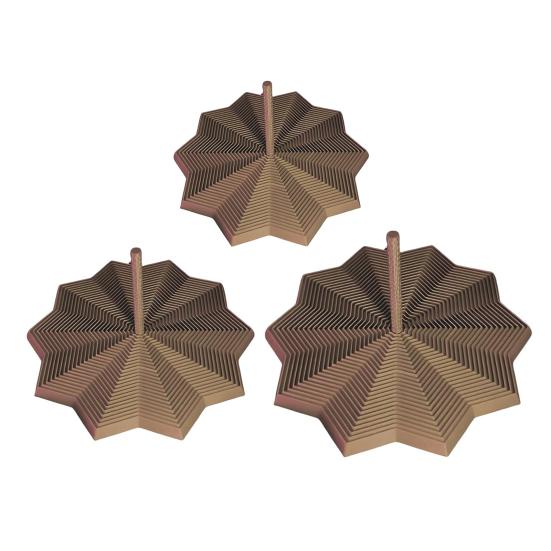 1/3Pcs 3D Printed Expanded Fidget Star Expandable Fractal Hexagon with Handle Stress Anxiety Relief Honeycomb Whirling Spiral Star Sensory Toy