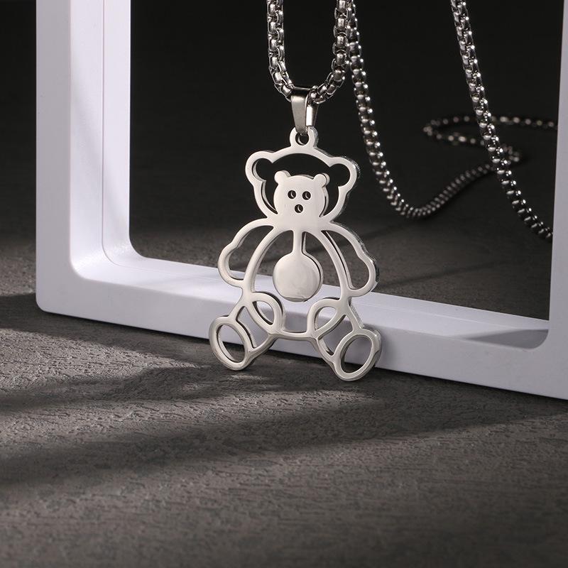 Men's Titanium Steel Hip Hop Pendant Necklace - Trendy, Non-fading Street Style