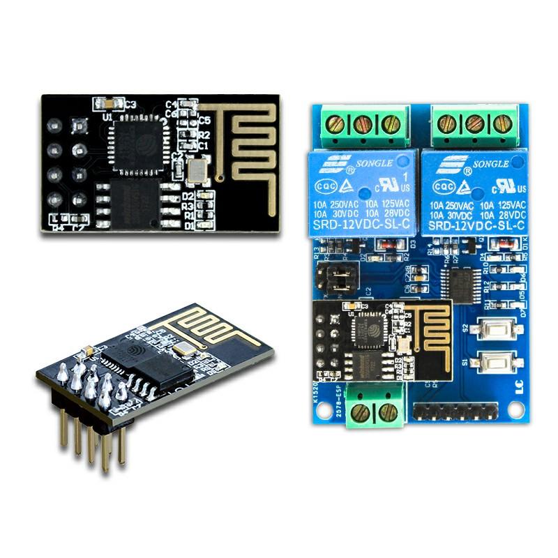 12V ESP8266 Dual-Channel WiFi Relay IoT Smart Home Android Phone APP Remote Switch