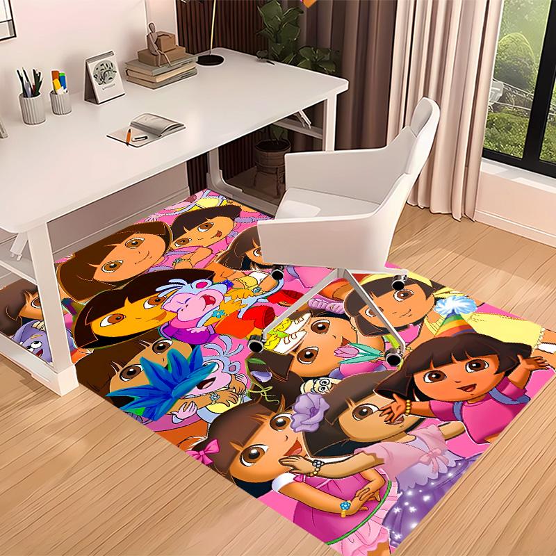 D-Doras The Explorer Printed Absorbent Washable Carpet, Non-Slip Bathroom Mats, Kitchen Rugs, Yoga Mat,Living Room Entrance, Camping Picnic Rugs