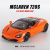 Model sportovního auta z lehké slitiny McLaren 720S v měřítku 1/24 Simulace zvuku a světla Autíčka Módní ozdoby Dárek pro chlapce