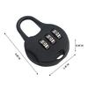 3-Digit Luggage Combination Locks Zinc Plastic Number Password Code Lock for Locker Drawer Toolkit Cabinets