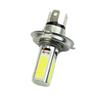 Eaglerich 2pcs Super Bright H4 COB with Lens 7.5W Cob LED Strobe Flash Fog H4 Led Headlight Bulb Lamp