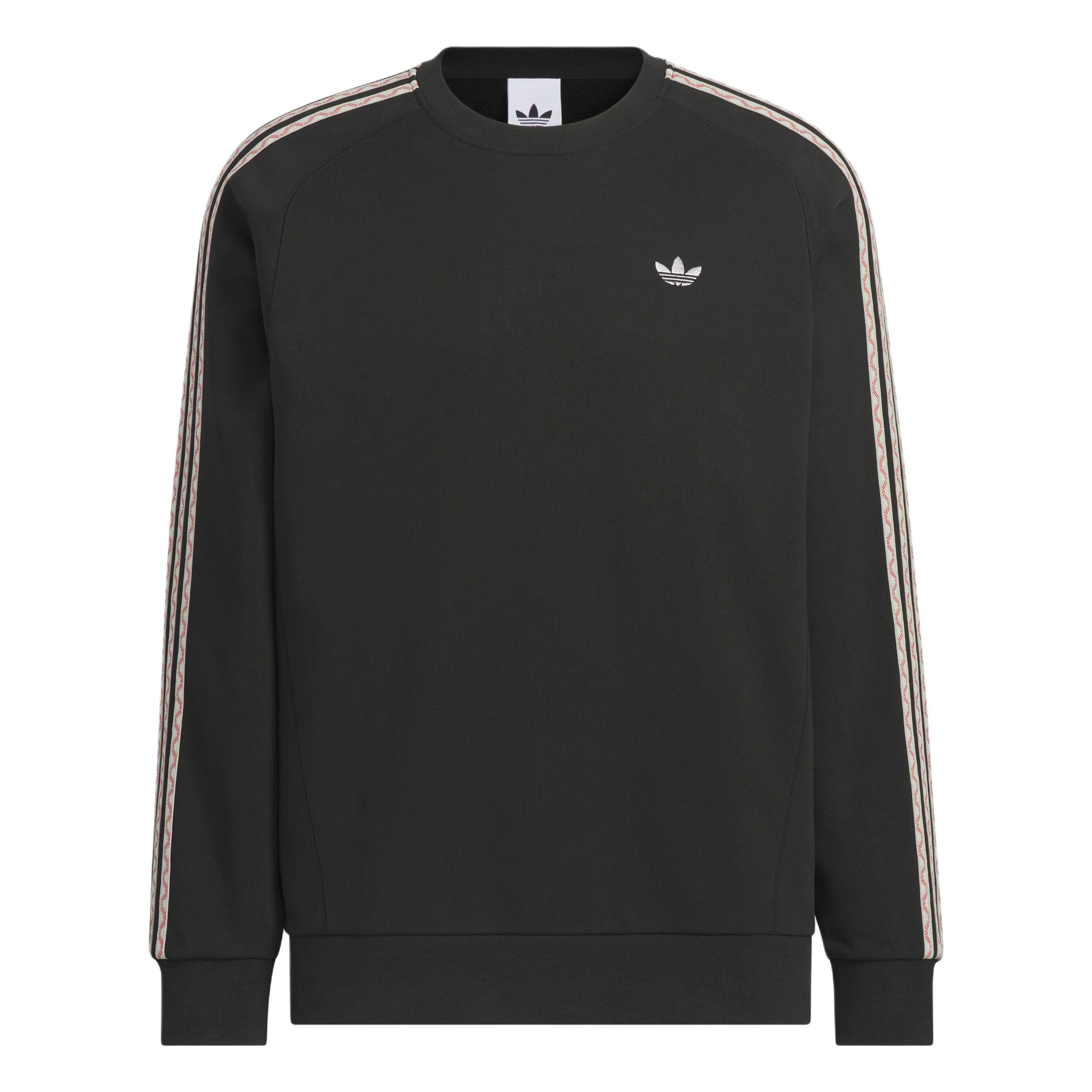 

Adidas Originals Toc Fw25 Sweat Crew Striped Pullover Round Neck Loose Long Sleeve Sweatshirt Men Sweatshirt KC0107 XL