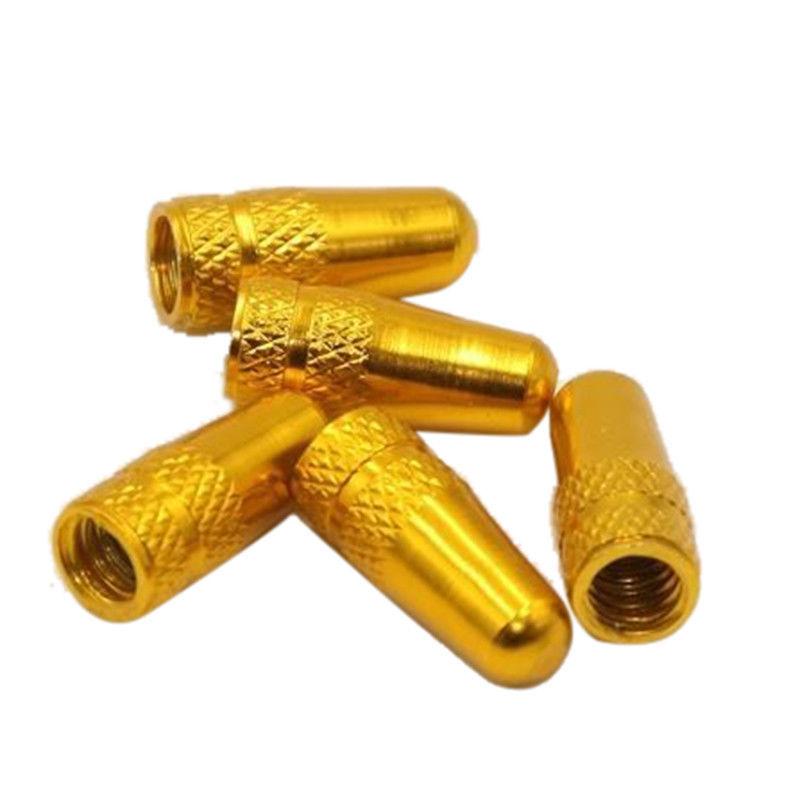 Велосипедная трубка Шина Клапан Крышка Велосипедная шина Колесо Клапан Крышки золотой