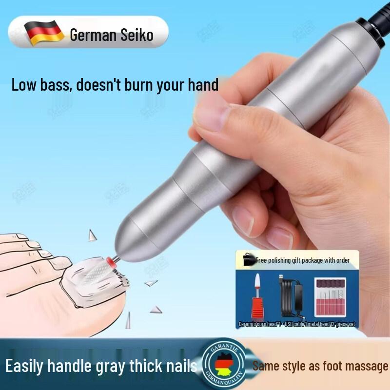 Bahainiao Aluminum Alloy Electric Nail Grinder